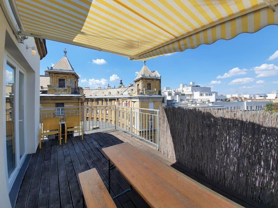 Beauty On The Rooftop With Ac And Rooftop Terrace Budapesta Exterior foto
